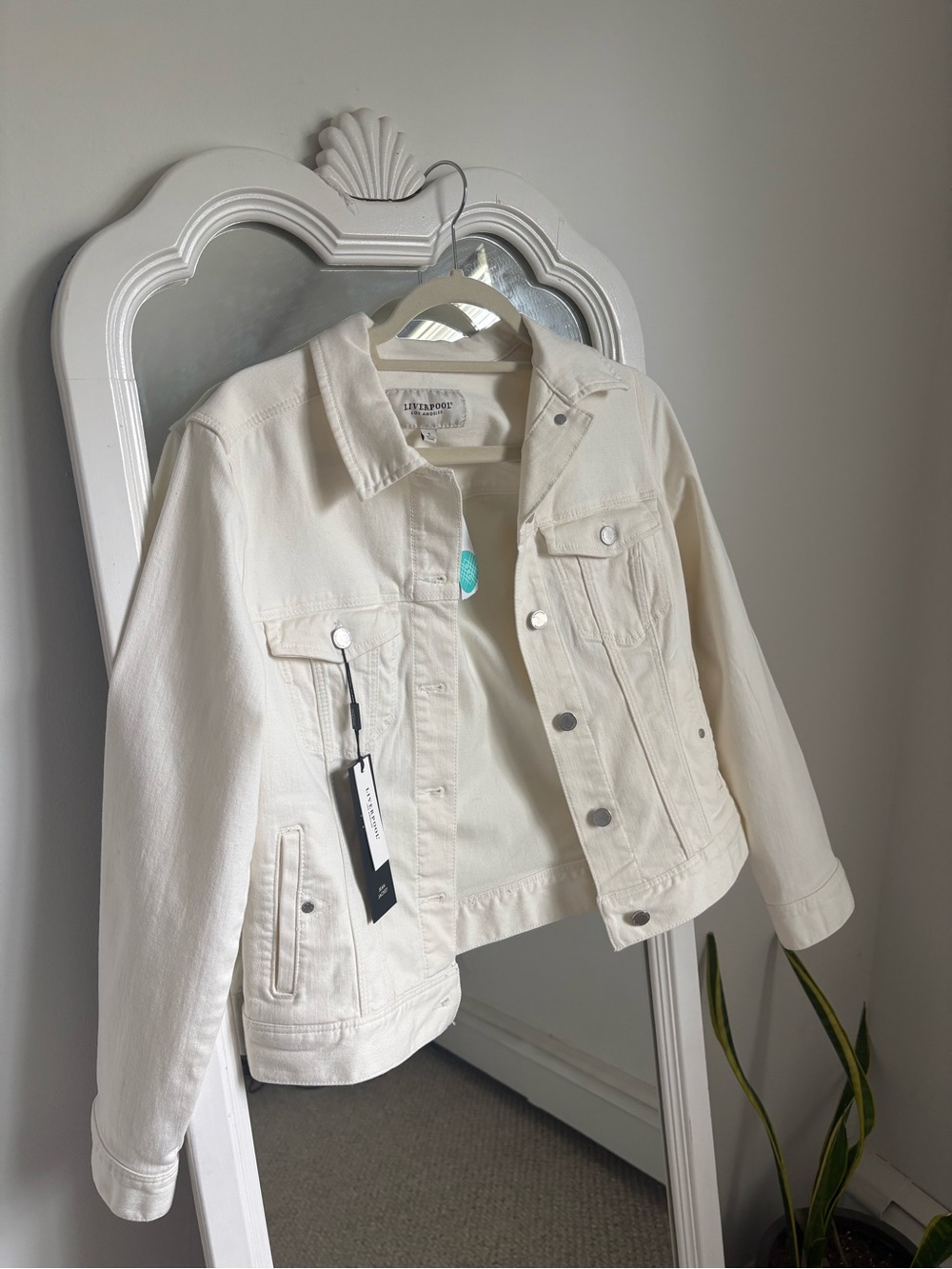 Liverpool Women's Cream Denim Jacket